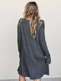 Long Sleeve Crewneck Dress
