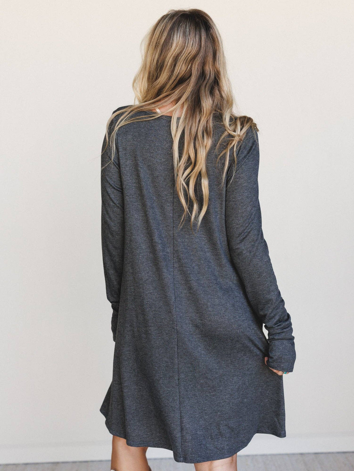 Long Sleeve Crewneck Dress