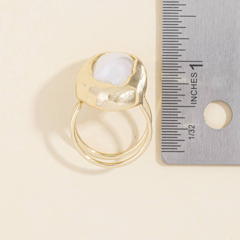 Baroque Molten Ring