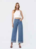 Vervet Jacquard Stripe Denim