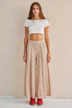 Stripe Wide Legs