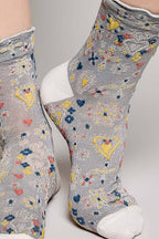 Flowers & Ruffles Socks