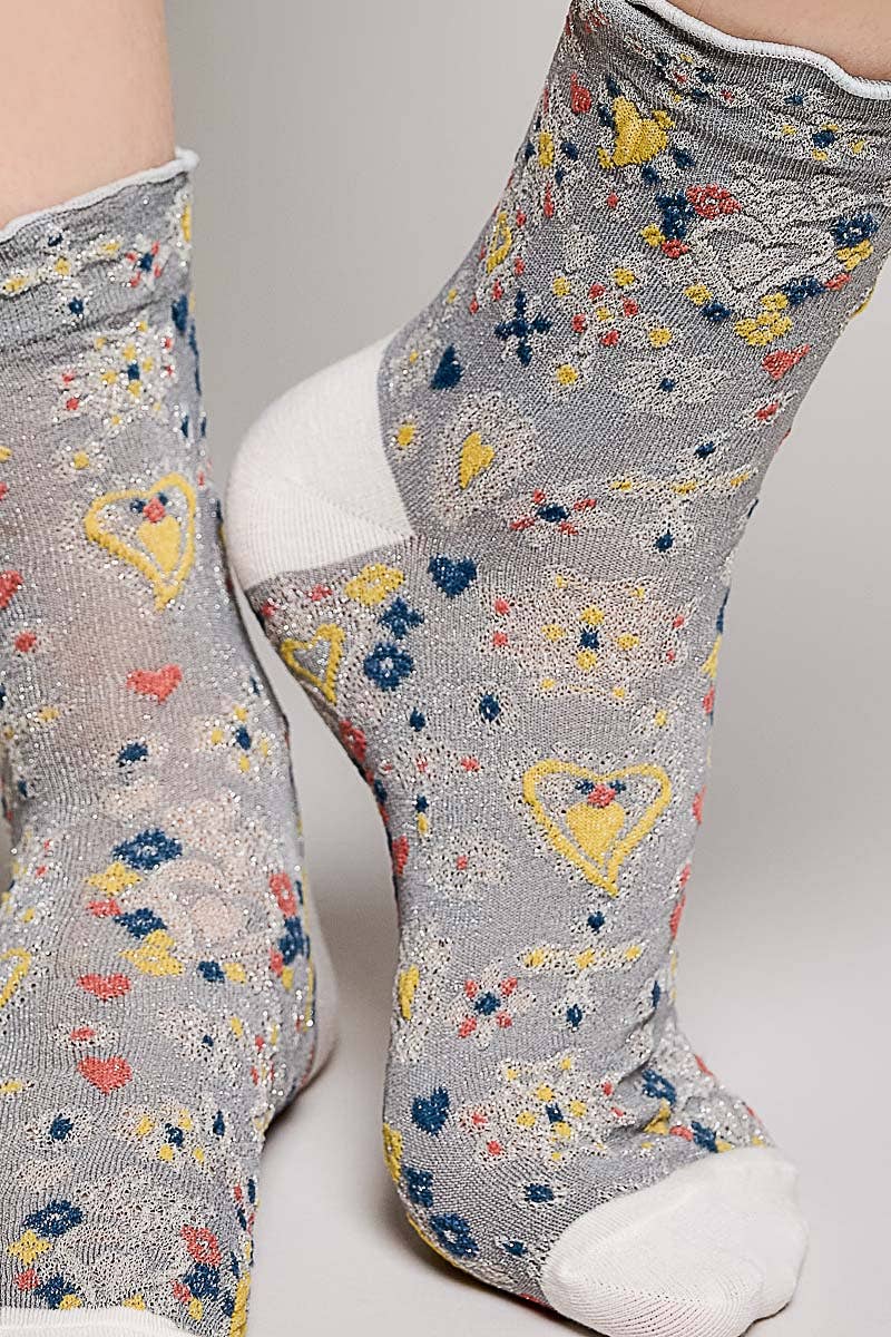 Flowers & Ruffles Socks