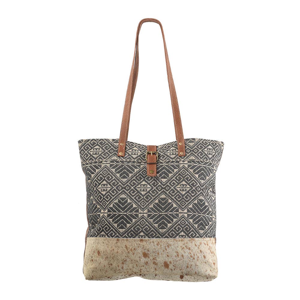 Up Canvas | Leather Tote