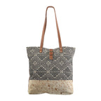 Up Canvas | Leather Tote