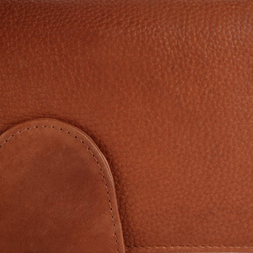 Pebbled Leather Crossbody