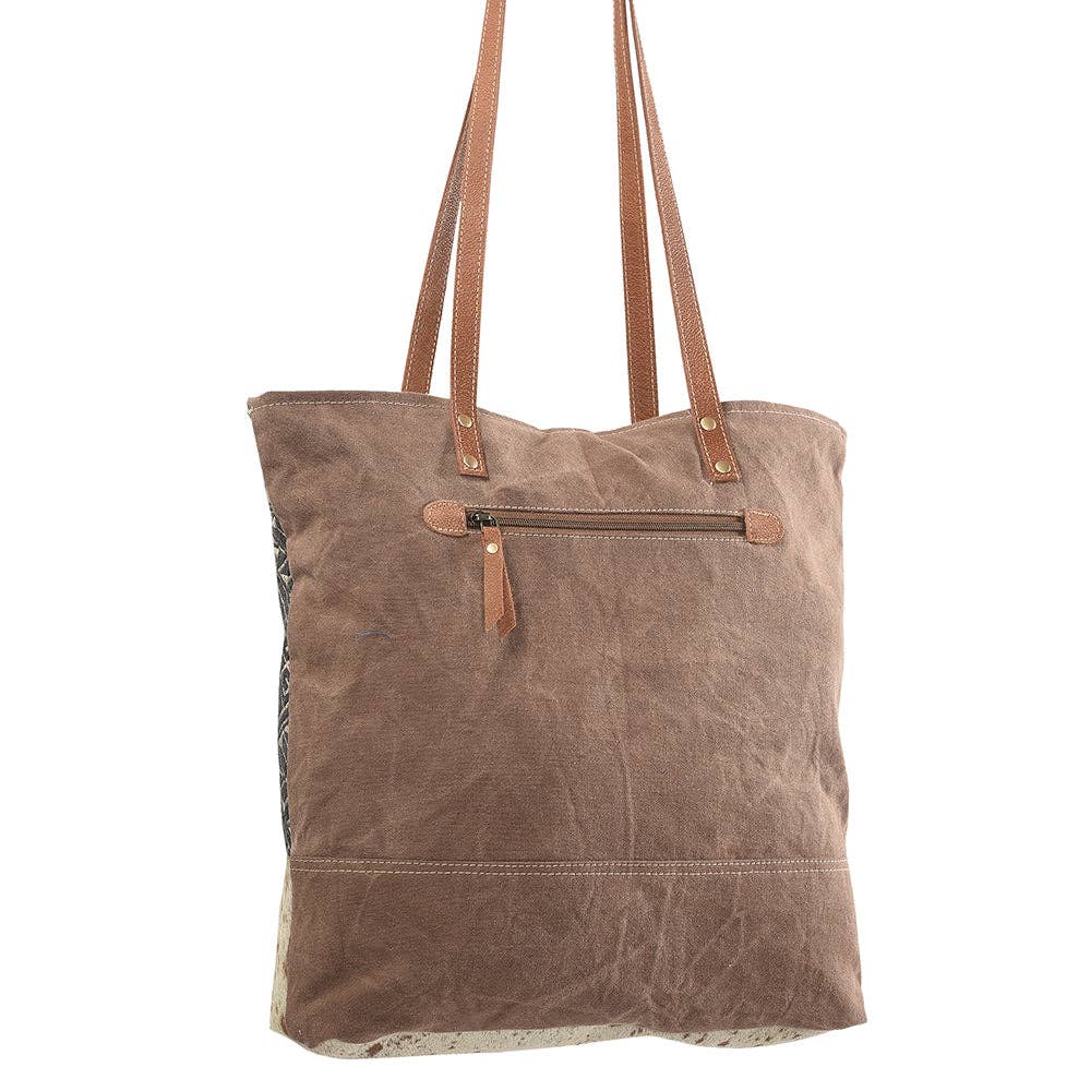 Up Canvas | Leather Tote