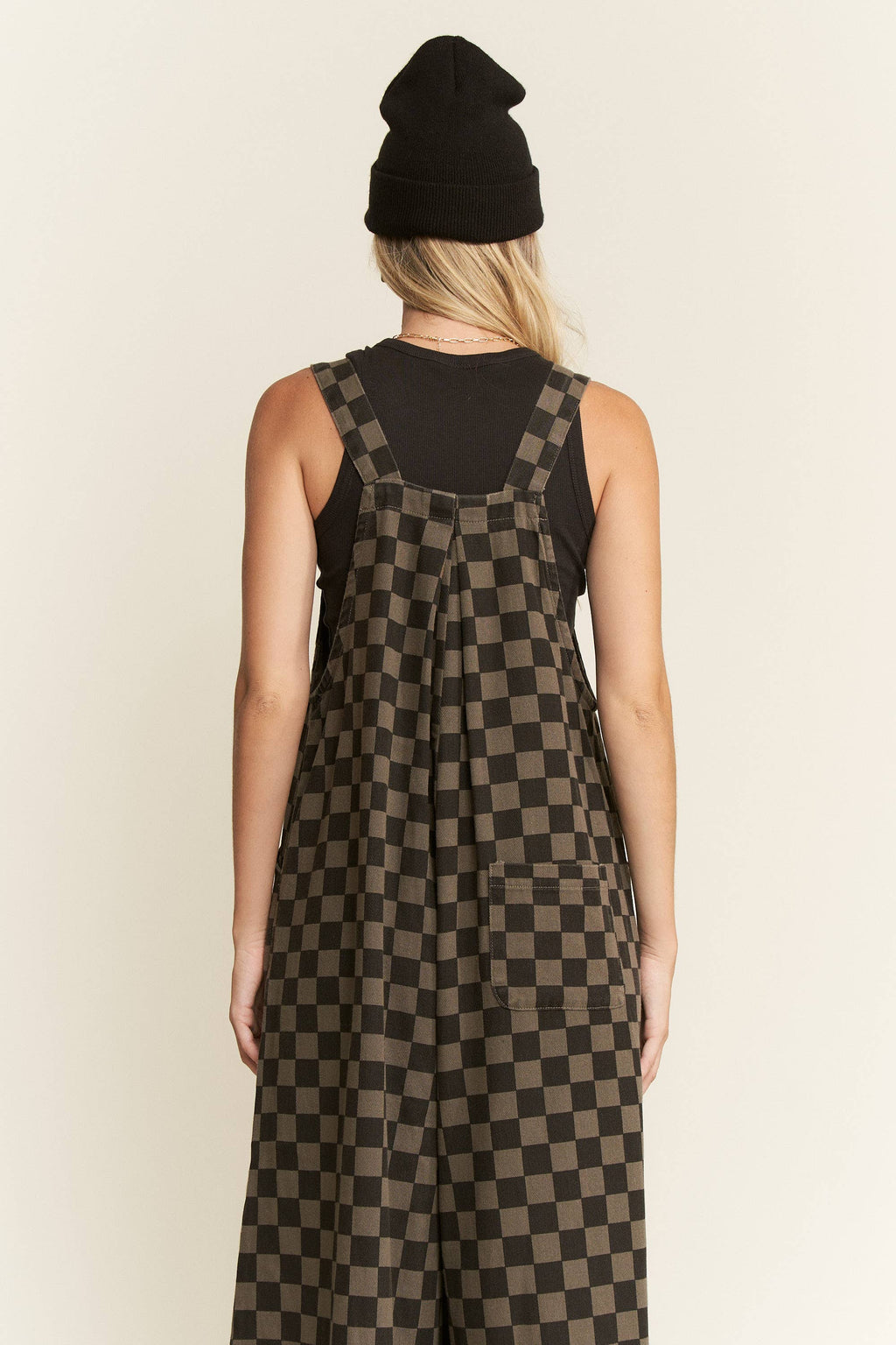 Checkered Overalls