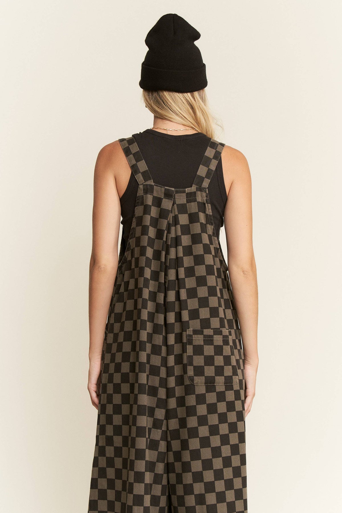 Checkered Overalls