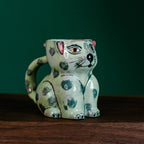 Hand-Painted Cat Coffee Mug