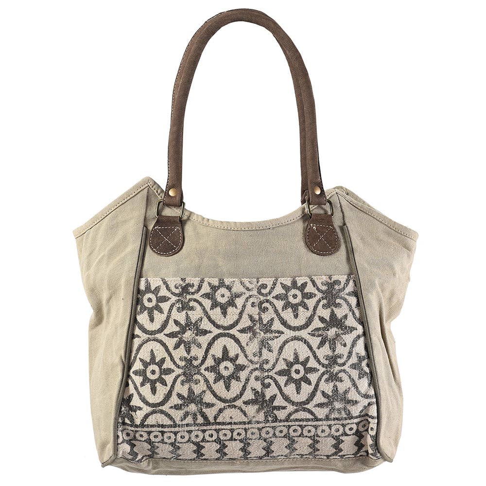 Upcycled Canvas Tote