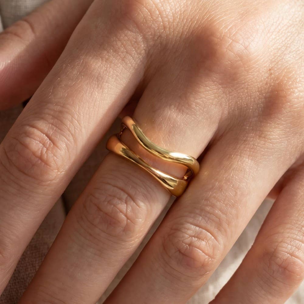 Warped Metallic Ring