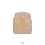 Metal Clasp Velvet Pouch