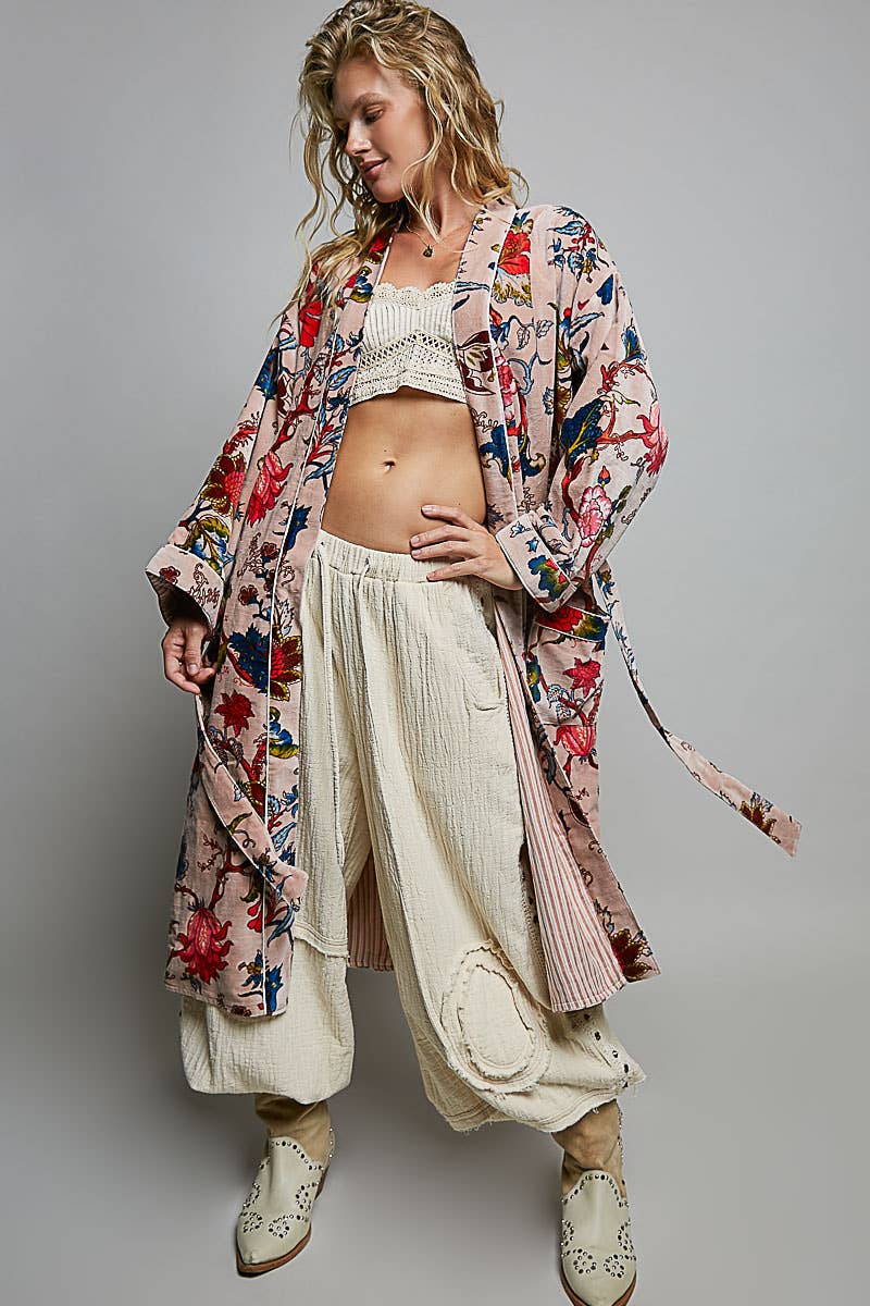 Velvet Kimono Robe