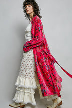 Floral Velvet Robe