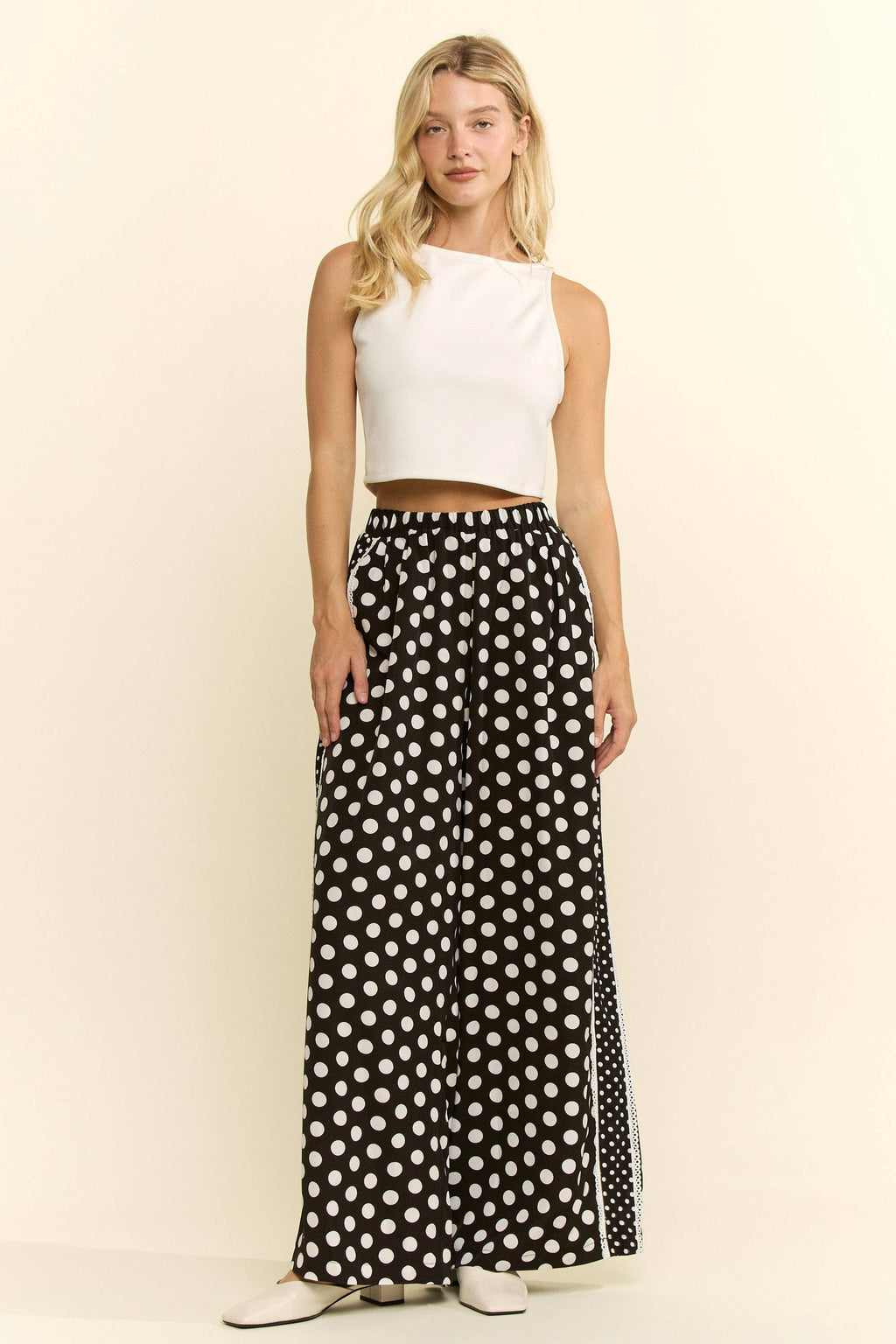 Dot Wide Legs