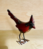 Recycled Metal Cardinal