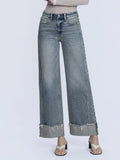 Vervet Wide Leg Cuff Jean
