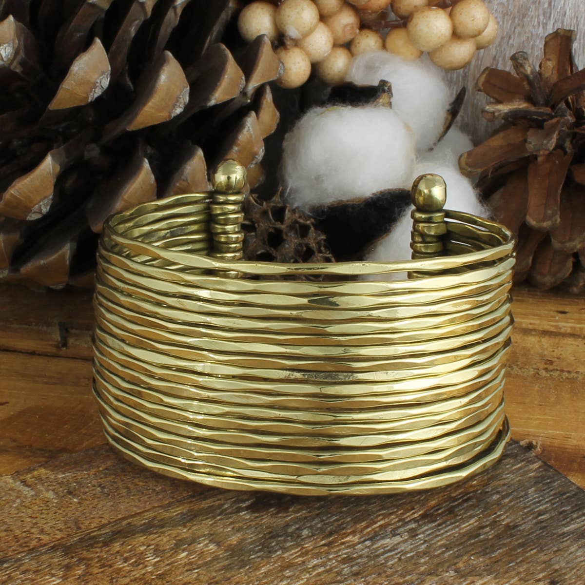 Hammered Bunch Cuff