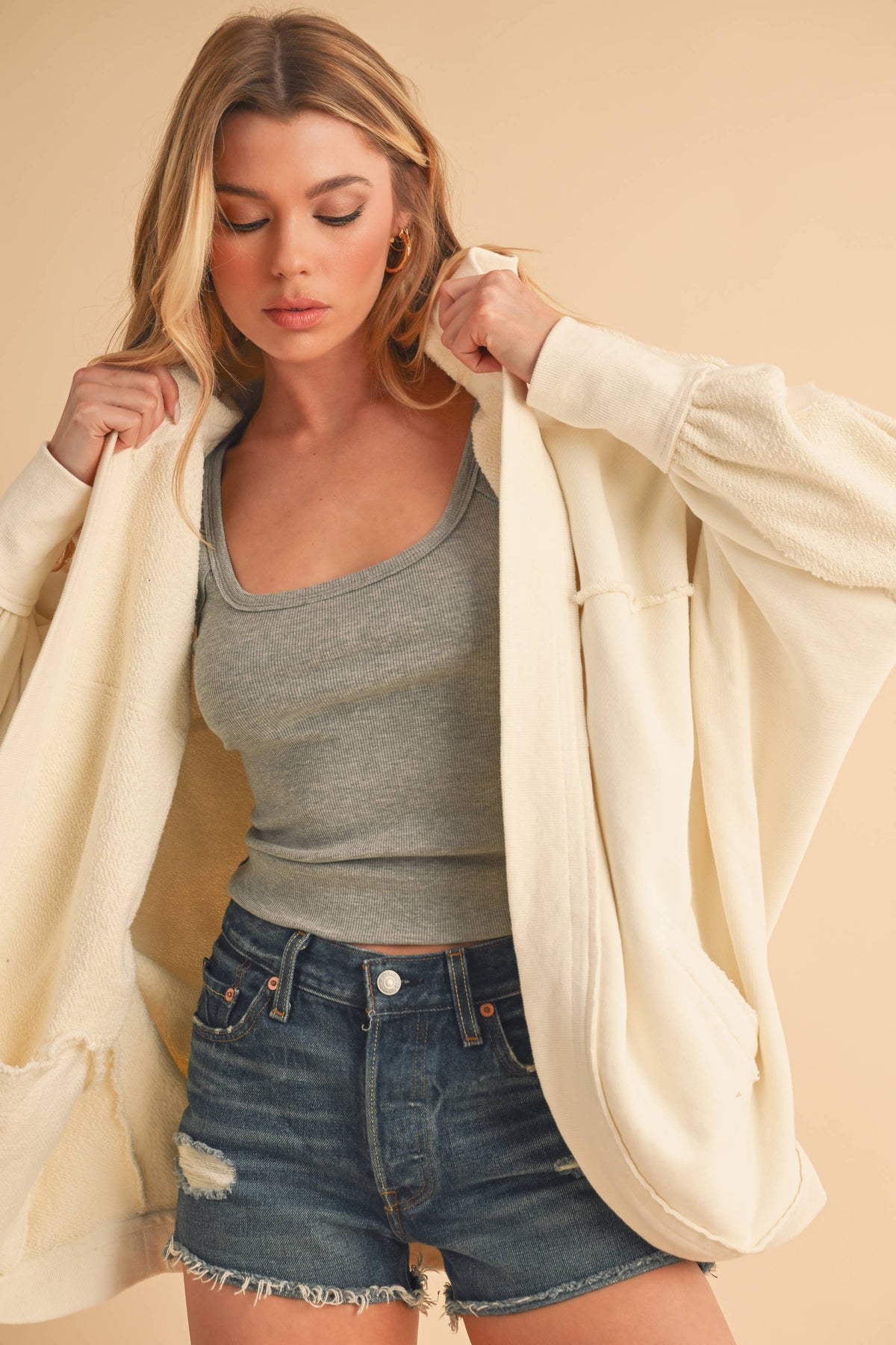 Janely Hooded Cardi