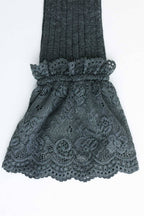 Lace Trimmed Knee-Highs