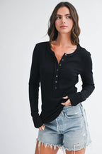 Henley Long Sleeve