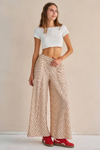 Stripe Wide Legs