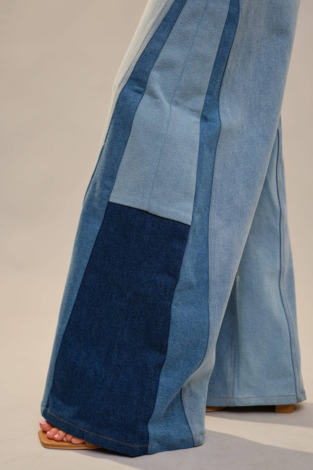 Patched Bell Bottoms